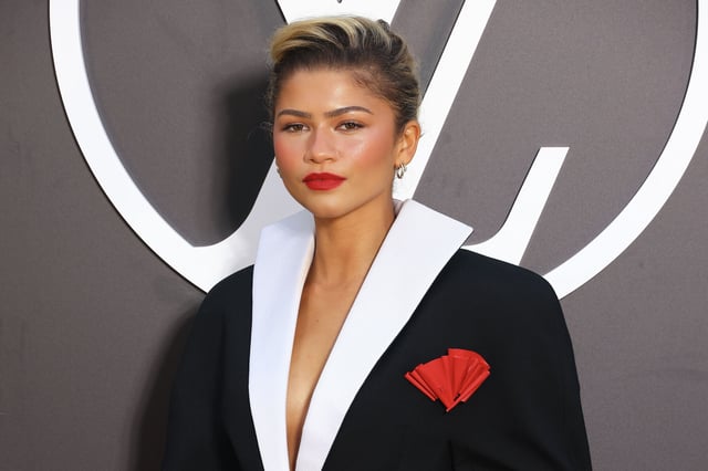 Zendaya Coleman attends the Louis Vuitton Paris Womenswear Spring-Summer 2025 show as part of Paris Fashion Week on Oct. 1, 2024, in Paris.