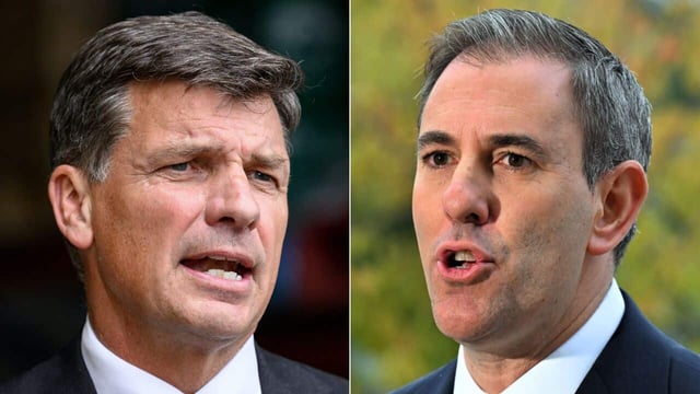 Treasurer Jim Chalmers and counterpart Angus Taylor told voters they are the best choice to guide Australia through tough economic times in an election debate.