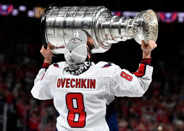 Ovechkin led the Washington Capitals to their first-ever Stanley Cup victory.