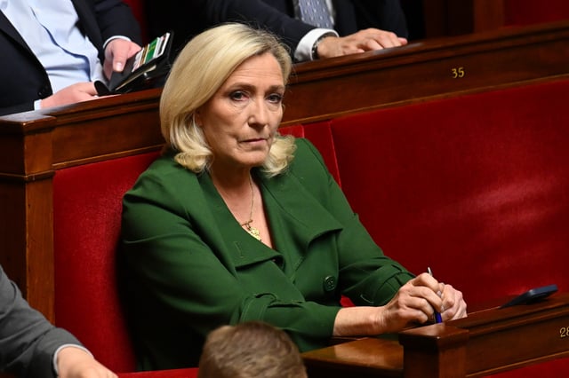 Marine Le Pen à l’Assemblée nationale, le 8 avril 2025.