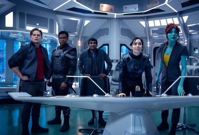 Image de l’épisode « USS Callister : Into Infinity » de la nouvelle saison de Black Mirror diffusé sur Netflix le 10 avril 2025.
