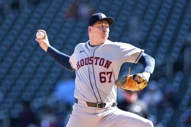 Ryan Gusto will take his first turn in the Astros&#39; rotation Saturday after Spencer Arrighetti was sidelined with a broken thumb.