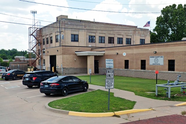 Pawnee County courthouse and jail.