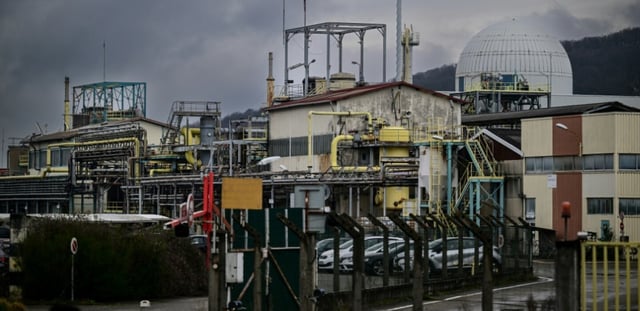 L'usine de Vencorex à Pont-de-Claix (Isère), le 12 mars 2025