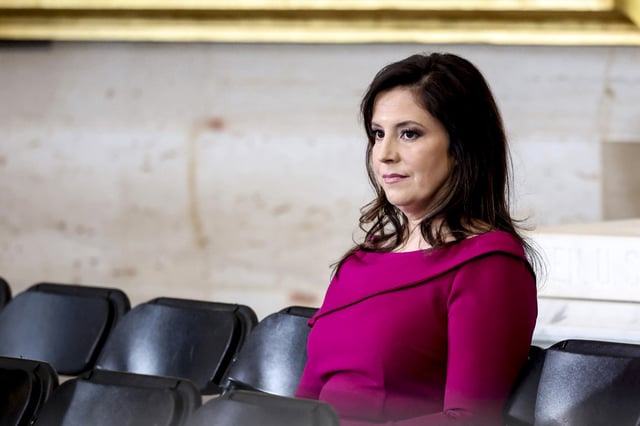 Rep. Elise Stefanik, R-N.Y., before the 60th Presidential Inauguration in the Rotunda of the U.S. Capitol on Jan. 20, 2025.