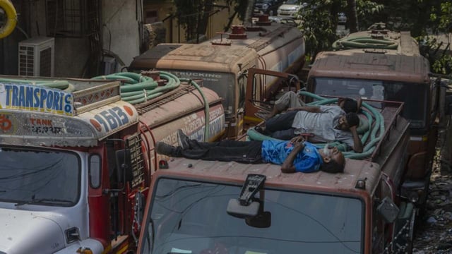 Tankers supply 350 MLD of water, drawn from 385 bore wells and ring wells in the city (Hindustan Times)