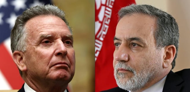AFP - Steve Witkoff Abbas Araghchi