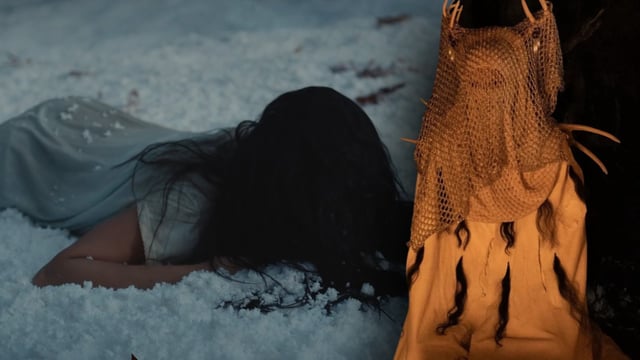 Mari and the Antler Queen in Yellowjackets Season 3
