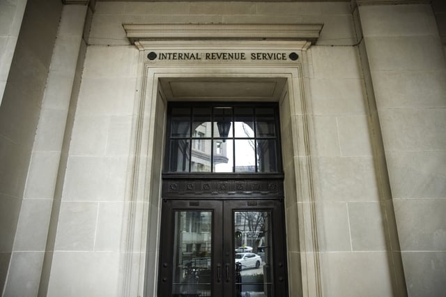 File photo: the Internal Revenue Service headquarters in Washington D.C.