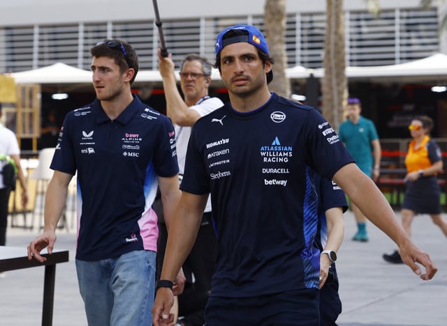 Formula One F1 - Bahrain Grand Prix - Bahrain International Circuit, Sakhir, Bahrain - April 10, 2025 Williams' Carlos Sainz Jr. is seen ahead of the race REUTERS/Rula Rouhana