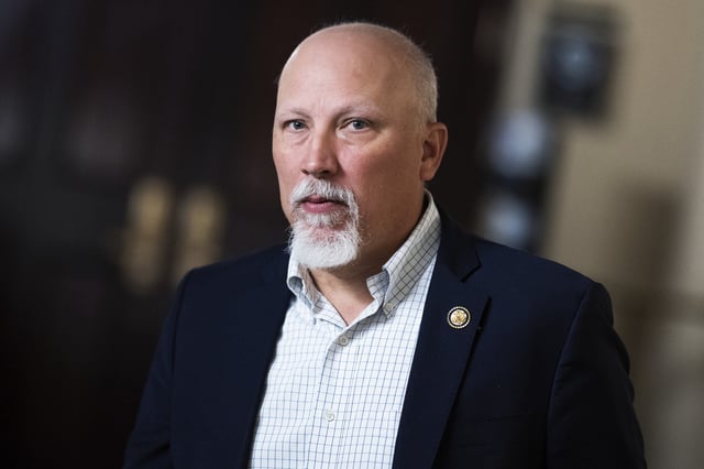 Rep. Chip Roy, R-Texas, author of the SAVE Act, leaving the House Republican Conference in the U.S. Capitol on Tuesday, April 8, 2025.