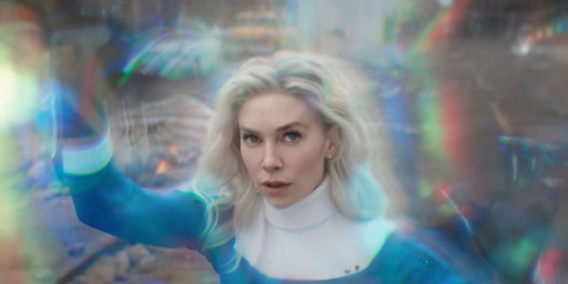 Vanessa Kirby as Sue Storm in The Fantastic Four: First Steps.