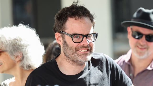 HOLLYWOOD, CALIFORNIA - JUNE 20: Bill Hader attends Carol Burnett&#39;s Hand and Footprint in the Cement Ceremony at TCL Chinese Theatre on June 20, 2024 in Hollywood, California. (Photo by Monica Schipper/Getty Images)