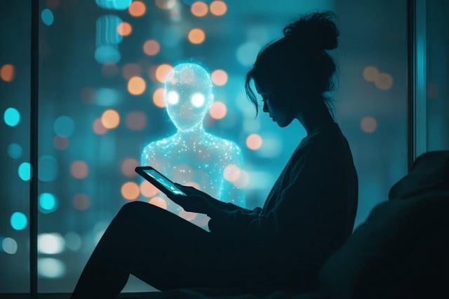 As an example, the team notes that if people disclose personal details to AIs, this information could then be sold and used to exploit that person. Credit: Neuroscience News