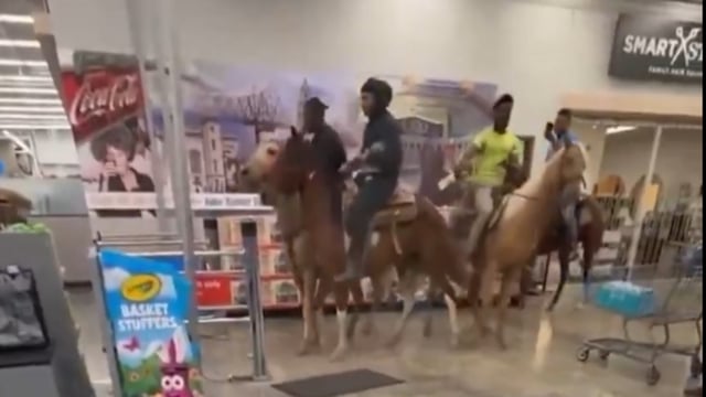 Mason Webb, leading the ride, was arrested along with a juvenile for disturbing the peace. A third member of the group is expected to be arrested.