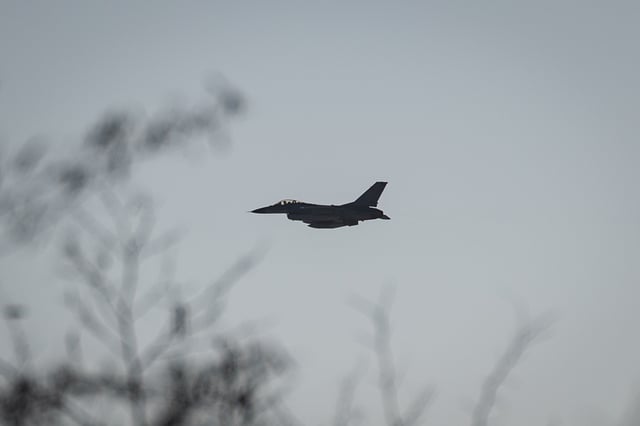 Illustrative image from February 17, 2025 shows a Ukrainian Air Force F-16 jet in the Dnipropetrovsk Region, Ukraine.