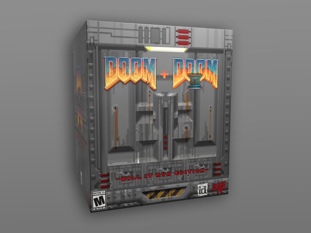 A box that plays Doom