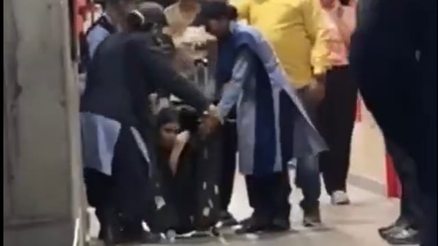 A girl was hiding inside a suitcase to sneak into the boys' hostel 