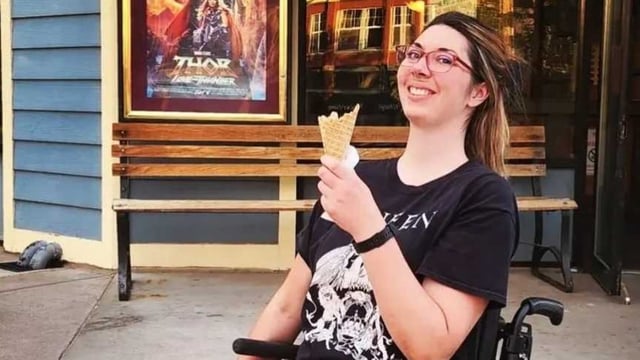 Megan King underwent more than 30 surgeries and was forced to spend over a year on crutches