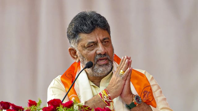 Karnataka Deputy Chief Minister DK Shivakumar. 