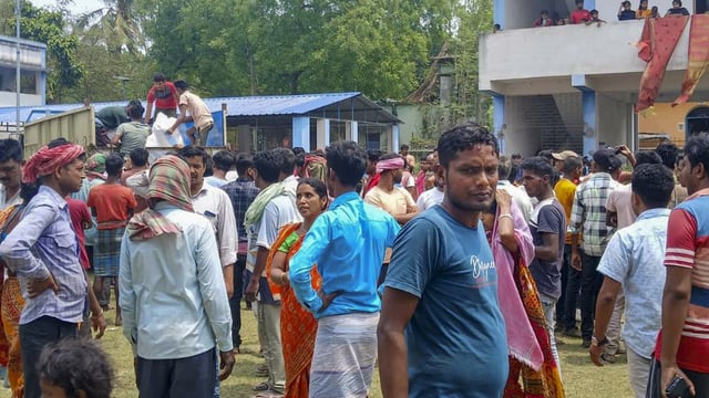 People affected by communal violence in Murshidabad fled to Malda 
