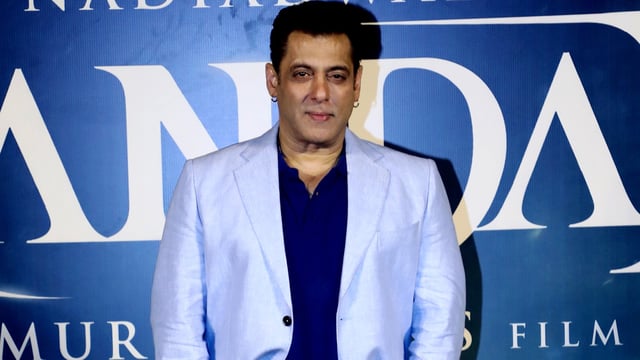 Actor Salman Khan has received another death threat. (PTI Photo) 