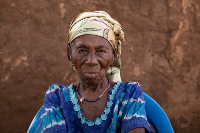 Lariba Koffi, woman accused of witchcraft living in Gambaga Camp, North East Region, Ghana