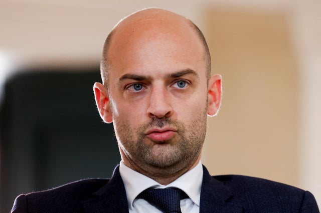 French Foreign Minister Jean-Noel Barrot attends a press conference in Madrid, Spain, March 31, 2025. REUTERS/Juan Medina/File Photo