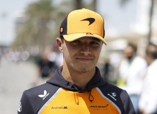 Formula One F1 - Bahrain Grand Prix - Bahrain International Circuit, Sakhir, Bahrain - April 12, 2025 McLaren's Lando Norris before practice REUTERS/Hamad I Mohammed