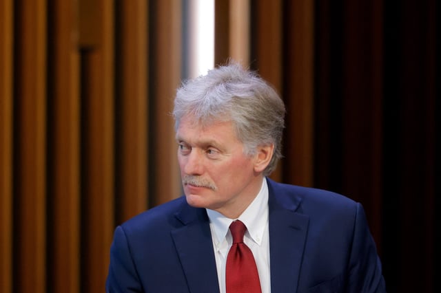 Kremlin spokesman Dmitry Peskov attends Russian President Vladimir Putin's annual end-of-year press conference and phone-in, in Moscow, Russia December 19, 2024. REUTERS/Maxim Shemetov/File Photo