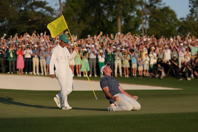 McIlroy let all of his pent-up emotions out when he won the Masters and completed the career grand slam.