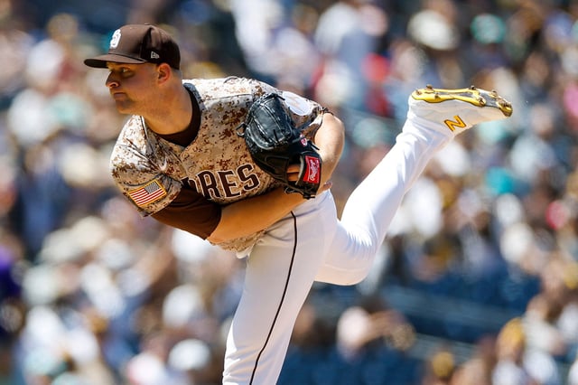Starting pitcher Michael King threw a complete game shutout Sunday.