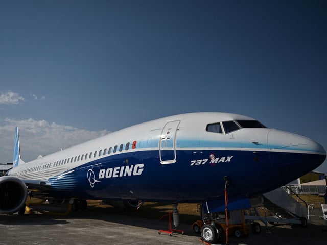 A Boeing 737 Max.