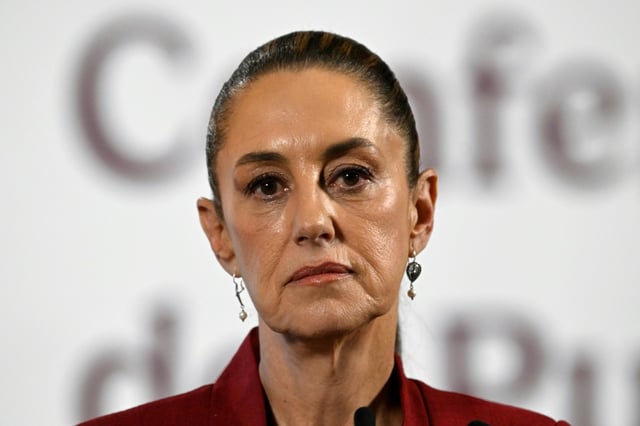 Mexico's President Claudia Sheinbaum said her government was opposed to censorship