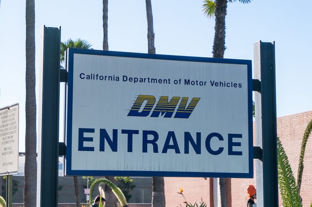 The California Department of Motor Vehicles field office in Santa Monica, Calif.