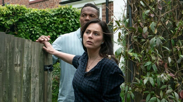 Ray Fearon and Jill Halfpenny star in Channel 5’s new domestic noir drama The Feud