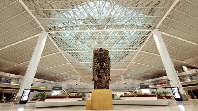 The new T1 building is a significant expansion, with the terminal’s area increasing from 55,740 square metres to 206,950 square metres. (HT Photo)