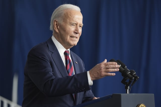 FILE - President Joe Biden speaks in Charleston, S.C., Jan. 19, 2025. (AP Photo/Stephanie Scarbrough, File)
