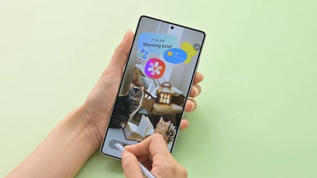 Samsung offers extensive home and lock screen customisations with the Good Lock app