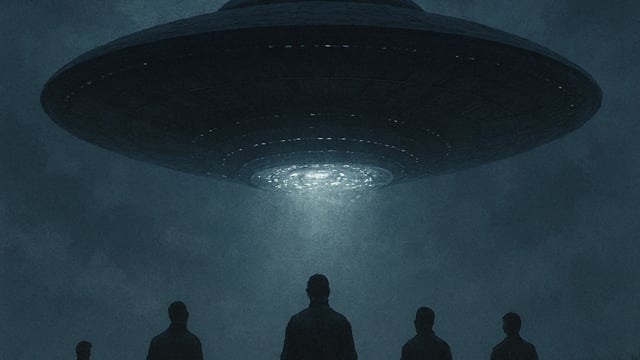 A CIA document summarises an alleged alien encounter