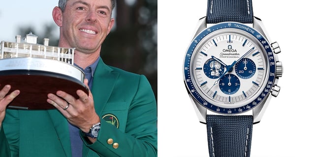 Wrist Check: Rory McIlroy Celebrated Masters Win With a Limited-Edition Omega Speedmaster "Silver Snoopy Award"