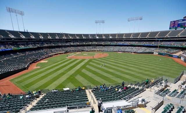 OAKLAND, CALIFORNIA – JULY 27: The Coliseum in Oakland, Calif., on Wednesday, July 27, 2022. (Nhat V. Meyer/Bay Area News Group)
