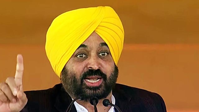 Punjab chief minister Bhagwant Mann was speaking at the inauguration event of a School of Eminence in Sangrur’s Chhajli village on Tuesday. (File image)