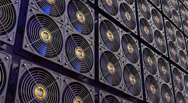 Crypto mining machines (lmstockwork/Shutterstock)