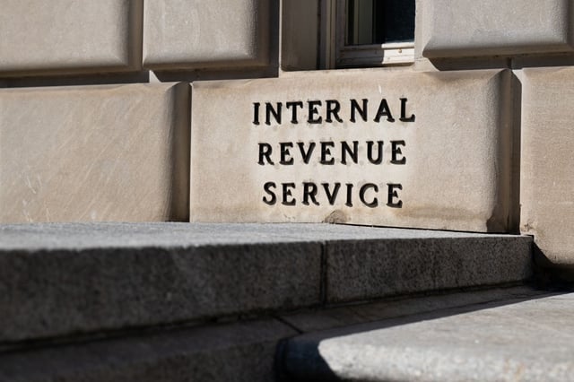 The Internal Revenue Service building on Feb. 23, 2025 in Washington, D.C. (Photo by Annabelle Gordon for The Washington Post via Getty Images)