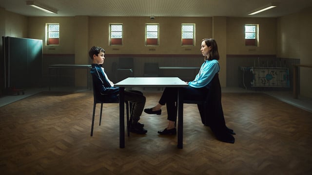 A scene from the Netflix original series Adolescence.