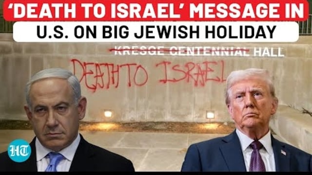 Anti-Israel’ Graffitis On US Campus On Jewish Passover Amid Trump Vs Colleges