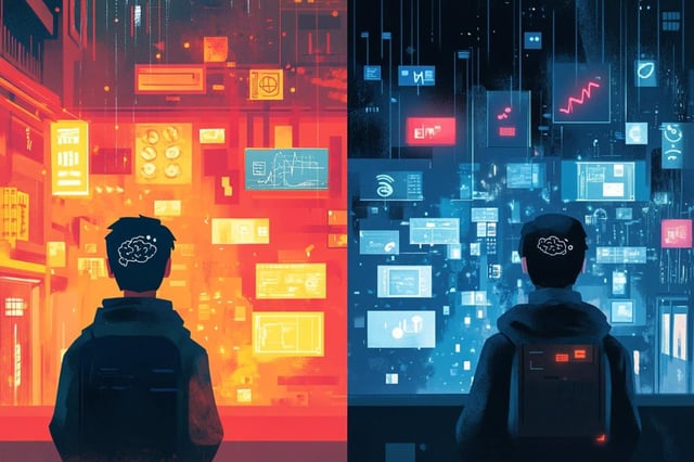 It remains unclear how this habitual attenuation of visual processing works in everyday life – for example, for commuters who repeatedly travel the same routes. Credit: Neuroscience News