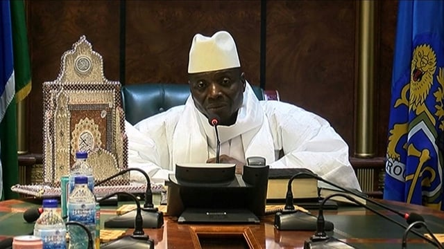 Former Gambian president Yahya Jammeh