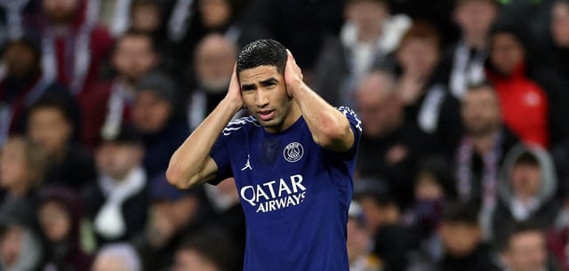 Mit Ach und Krach: Für Achraf Hakimi und PSG wurde es trotz komfortablen Vorsprungs noch eng
